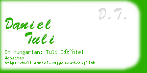 daniel tuli business card